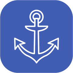 Obraz premium Kingdom Anchor Icon