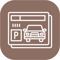 Parking Permit Icon