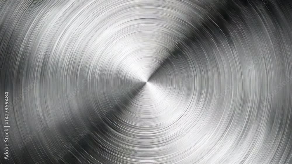 Poster abstract aluminum texture background with circular motion and reflections for design applications an