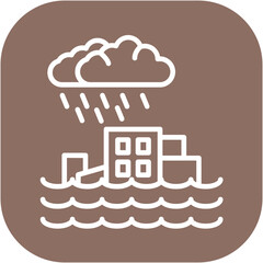 Monsoon Floodwaters Icon