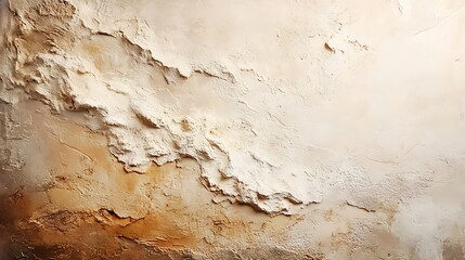 Warm handcrafted plaster wall with natural depth
