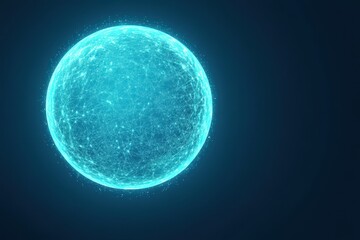 Abstract sphere of light