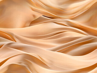 Fototapeta premium Seamless desert sand texture, golden beige dunes with subtle shadows, ultra realistic granular details, warm natural lighting, minimalist sandy background