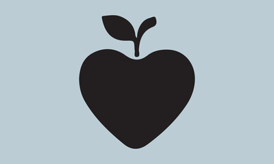 apple on a white background