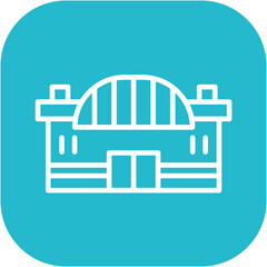 Naklejka premium Passenger Terminal Icon