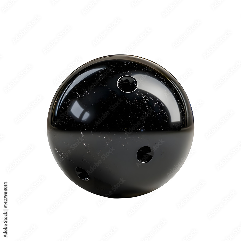 Poster minimalist black glossy spherical orb with a highly reflective surface creating a captivating and el