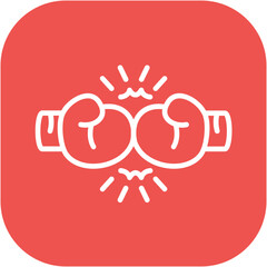 Obraz premium Boxing Bout Icon