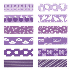 Set of journal stickers, planner stickers, printable planner stickers.