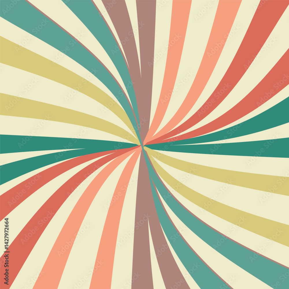 Poster colorful geometric shapes swirl abstract seamless pattern background. modern vector design for wallp