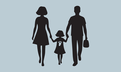 silhouette of a couple