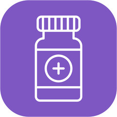 Obraz premium Medicine Bottle Icon
