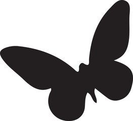 butterfly isolated on white butterflies silhouettes