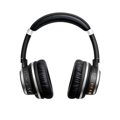 Fototapeta premium Sleek and comfortable wireless headphones with advanced noise cancellation technology for an immersive high fidelity audio experience