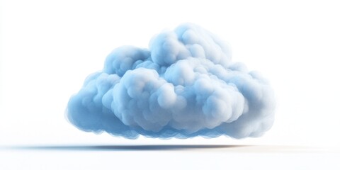 Light Blue Cloud Icon