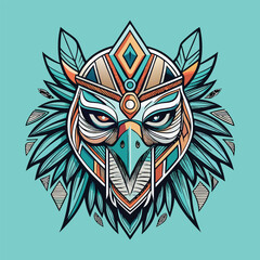 Art & Illustration of Aztec Eagle Vector