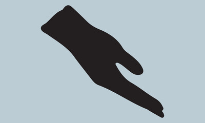vector illustration of a black and white shoe