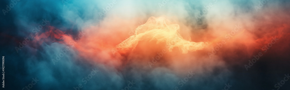 Poster abstract colorful smoke background vivid hues and dynamic texture for design projects