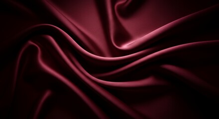 Fototapeta premium Burgundy Silk Fabric