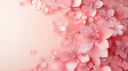 Valentine's Day or Women's Day concept. Balloons, flowers and gift boxes. Pink tulips and gift boxes. Happy Mother's Day. Pink Flowers background. Romantic design. Greeting cards. Copy space area