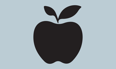 vector illustration of an apple