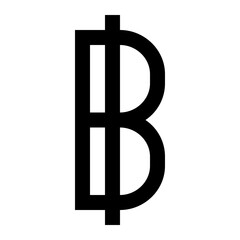 Thai Baht Sign Symbol Currency Money