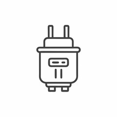 Obraz premium An illustration of a compact power adapter, emphasizing its modern design and functionality.