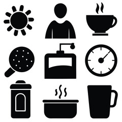 vector set of kitchen icons