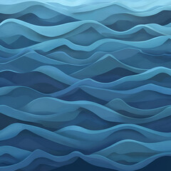 Obraz premium Dynamic waves of ocean currents coastal view abstract art serene environment aerial perspective tranquility and flow