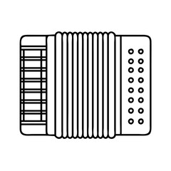 accordion icon, accordion line art - simple line art of accordion, perfect for accordion logos and icons