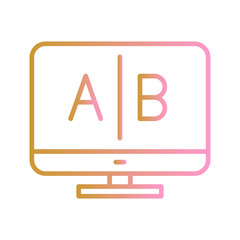 AB Testing Icon Design