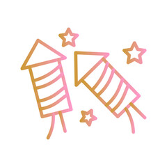 Firecrackers Icon Design