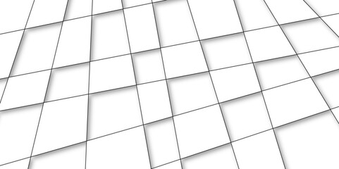 Obraz premium White background, geometric composition abstract. Abstract geometric design with white and black accents.white art paper with layer background. 