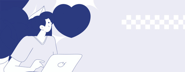 3.12 International Women's Day professional women flat character vector concept operation hand drawn illustration
