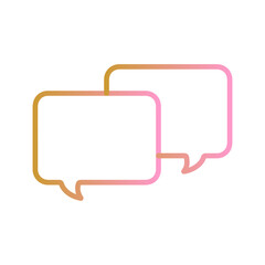 Message Bubble Icon Design