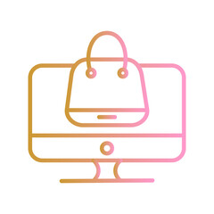 Online Shopping Icon Design