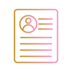 Resume Icon Design