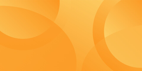 Minimal geometric background. Orange elements with fluid gradient.  Creative illustration for poster, web, landing, page, cover
