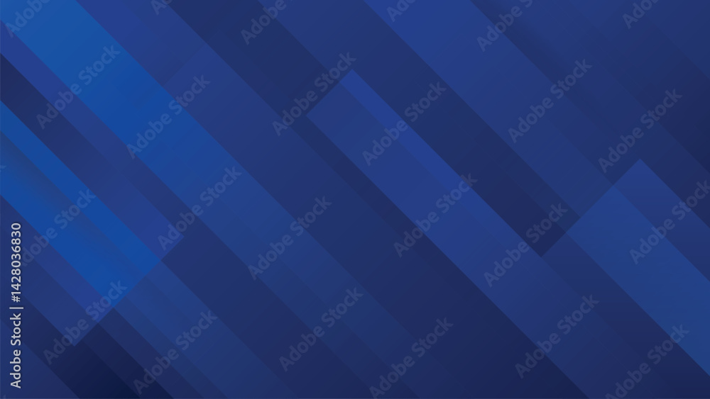 Poster blue square background abstract shape business futuristic style vector design