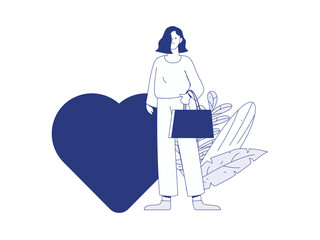 3.12 International Women's Day professional women flat character vector concept operation hand drawn illustration
