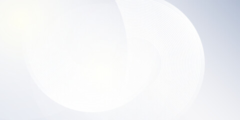 Modern grey background with dynamic circle lines abstract simple modern design