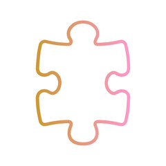 Obraz premium Puzzle Icon Design