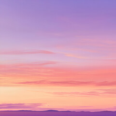 Fototapeta premium Serene sunset over a tranquil landscape nature photography peaceful environment aesthetic viewpoint
