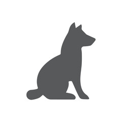 dog black icon