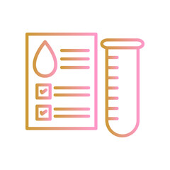 Blood Test Icon Design