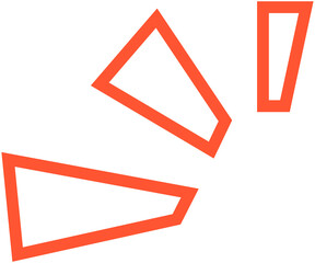 Comic Doodle Alert Sign Line
