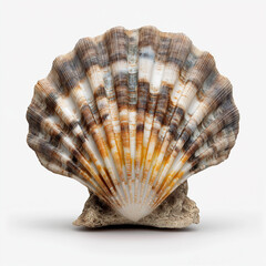 Obraz premium seashell isolated on white background