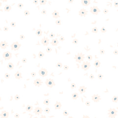 Groovy Boho Blue Baby Boy Pattern Background