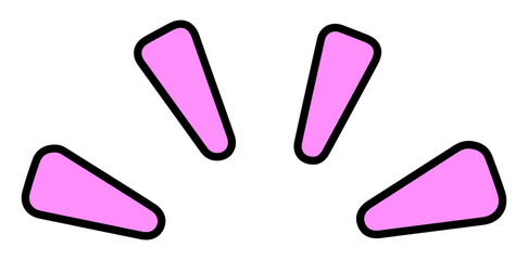 Comic Surprise Sticker Icon