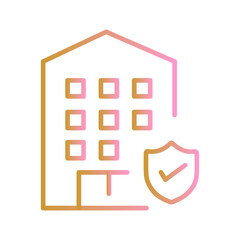 Hotel Security Icon Design
