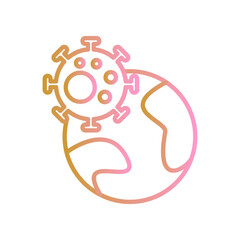Fototapeta premium Pandemic Icon Design